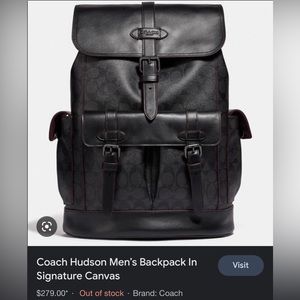 Coach Hudson backpack